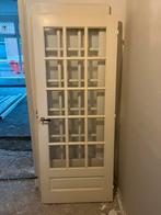 Twee jaren ’30 binnendeuren met glas – inclusief beslag, Ophalen, Binnendeur, 200 tot 215 cm, Glas