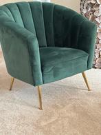 Richmond groene velvet stoel, Huis en Inrichting, Stoelen, Ophalen, Overige kleuren, Zo goed als nieuw, Eén