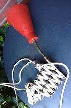 metalen Hala Zeist schaarlamp - vintage 60 s - rode wandlamp, Huis en Inrichting, Ophalen of Verzenden, Gebruikt, Metaal, Vintage  /Hala  Zeist