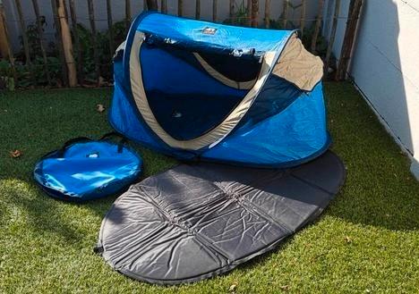 Deryan Baby Luxe Campingbedje, Caravans en Kamperen, Tenten, tot en met 2, Zo goed als nieuw, Ophalen of Verzenden