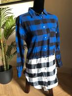 Geblokte blouse H&M, H&M, Blauw, Ophalen of Verzenden, Zo goed als nieuw