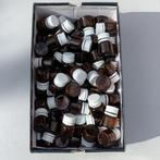 Doos vol oude medicijnpotjes van glas, Ophalen of Verzenden