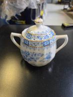 China blue suikerpot, Ophalen of Verzenden