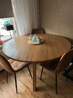 Mooie ronde eettafel, Huis en Inrichting, Tafels | Eettafels, Ophalen, 100 tot 150 cm, Rond, Zo goed als nieuw