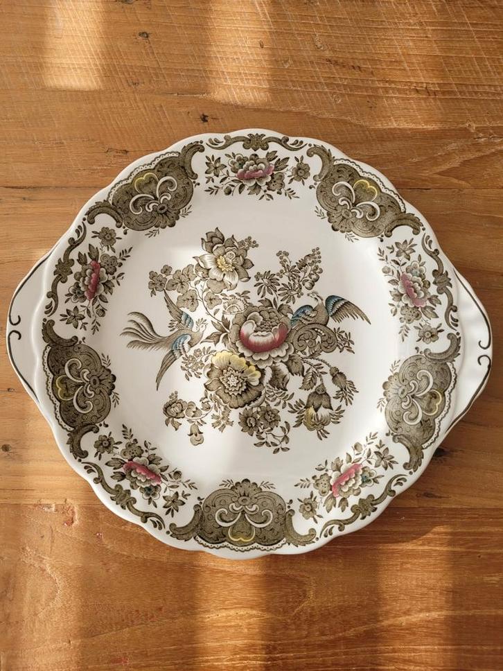 Ridgway Windsor Serveerschaal - Handgeschilderd Vintage, Antiek en Kunst, Antiek | Servies los, Ophalen of Verzenden