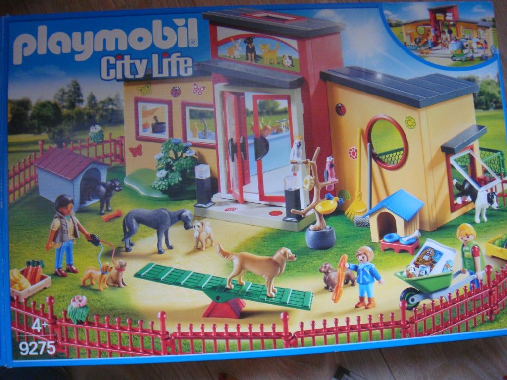 Playmobil 9275 Dierenpension  complete set ALS NIEUW, Ophalen of Verzenden, Zo goed als nieuw, Complete set