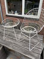 2 Vintage Cees Braakman Draadstaal Stoelen. Origineel., Ophalen, Cees Braakman, Gebruikt, Twee