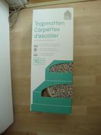 Doos nieuwe trapmatten van Leenbakker 16 st beige borstelig, Nieuw, Minder dan 10 m², Crème, Ophalen