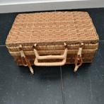 Rotan Koffertje,Vintage,Klepdeksel,Handvatten,Vintage, Ophalen of Verzenden