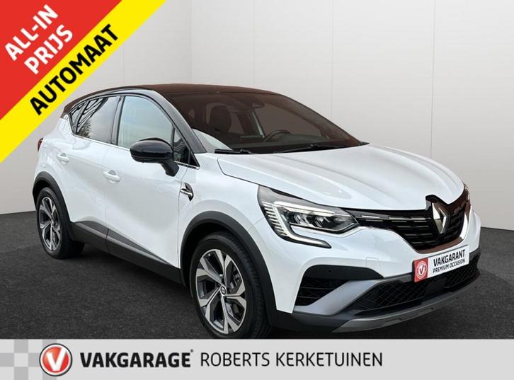Renault Captur 1.6 E-Tech Hybride 145 RS Line Automaat Half, Auto's, Renault, Bedrijf, Captur, ABS, Achteruitrijcamera, Airbags