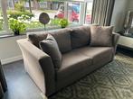 Lichtgrijze nettebank, Huis en Inrichting, Banken | Bankstellen, Gebruikt, Tweepersoons, 75 tot 100 cm, Rechte bank