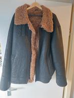 Sheepskin leren pilotenjack 3XL, Kleding | Heren, Perla, Bruin, Maat 56/58 (XL), Ophalen of Verzenden