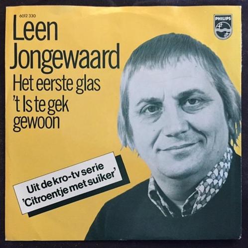 Leen Jongewaard Het Eerste Glas / t is te gek single 1973, Cd's en Dvd's, Vinyl | Nederlandstalig, Zo goed als nieuw, Levenslied of Smartlap