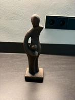 Brons/zwart kleurig beeld moeder/kind, Antiek en Kunst, Kunst | Beelden en Houtsnijwerken, Ophalen of Verzenden