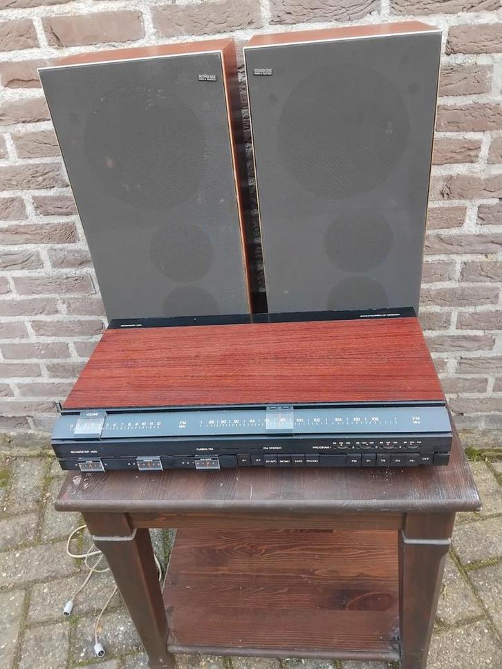 B&O Beomaster 1400 + Beovox S45 Speakers - Vintage Hifi Set, Antiek en Kunst, Antiek | Tv's en Audio, Ophalen of Verzenden