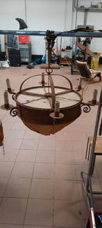 Voor restauratie, Boerenlamp, eetkamerlamp., Ophalen, Gebruikt, 75 cm of meer