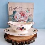 Sarreguemines 'Agreste', prachtige sauskom, Antiek en Kunst, Antiek | Servies los, Ophalen of Verzenden