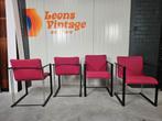 Vintage stoelen, setprijs, Gebruikt, Vintage, Ophalen of Verzenden, Vier