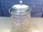 Antieke glazen Engelse koekjes pot uit Sheffield uit  1910., Ophalen of Verzenden