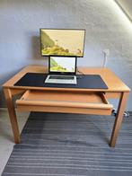 Stevig bureau met lade – 120x75 cm – goede staat, Ophalen, Gebruikt