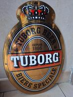Emaillebord Tuborg bier, Ophalen of Verzenden, Nieuw, Reclamebord, Plaat of Schild, Overige merken