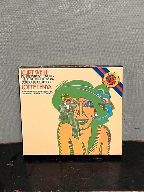 CD Kurt Weill Dreigroschenoper met Lotte Lenya, Cd's en Dvd's, Cd's | Klassiek, Zo goed als nieuw, Ophalen of Verzenden