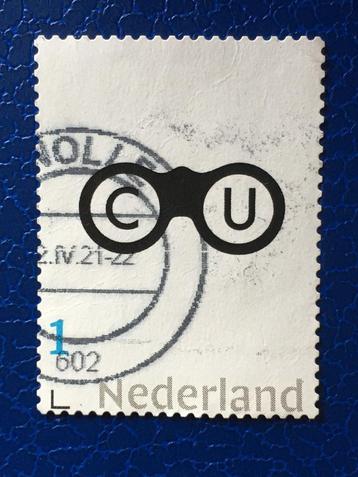 2513 Persoonlijke postzegel - CU (brillen?) - gestempeld beschikbaar voor biedingen