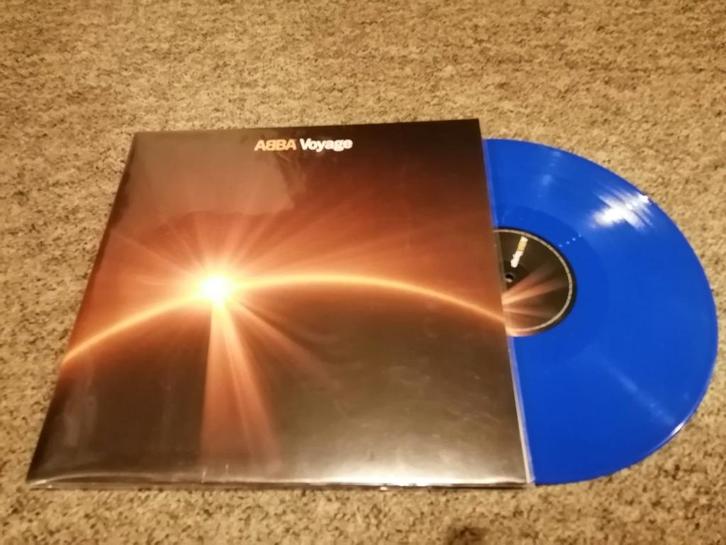 Dubbel LP  ABBA Voyage Colour Blue, Cd's en Dvd's, Vinyl | Pop, Zo goed als nieuw, 2000 tot heden, 12 inch, Ophalen of Verzenden
