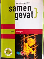 ‘Samengevat’ Vwo Biologie, 5e druk, Boeken, Biologie, Ophalen of Verzenden, VWO, A.N. Leegwater; E.J. van der Schoot