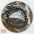🦋MJB Armband nr: 123 Hematiet halfedelsteen 18 cm, Overige materialen, Overige kleuren, Nieuw, Ophalen of Verzenden