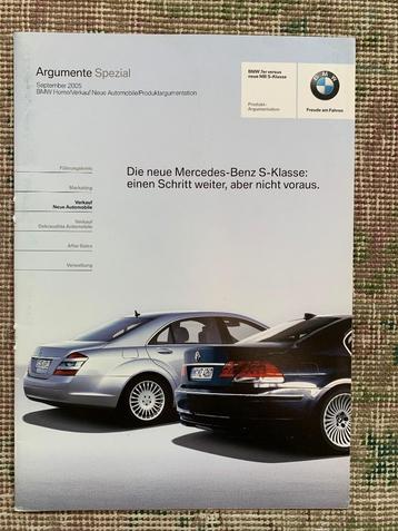 Argumente Special BMW 7-serie vs Mercedes-Benz S-klasse 2005 beschikbaar voor biedingen