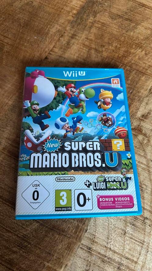 New Super Mario Bros. U + New Super Luigi U Bundle, Wii U, Spelcomputers en Games, Games | Nintendo Wii U, Zo goed als nieuw, Platform