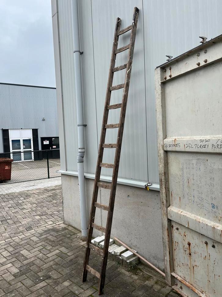 Decoratieve Ladder - Vintage Stijl, Doe-het-zelf en Verbouw, Ladders en Trappen, Gebruikt, Ladder, 2 tot 4 meter, Ophalen