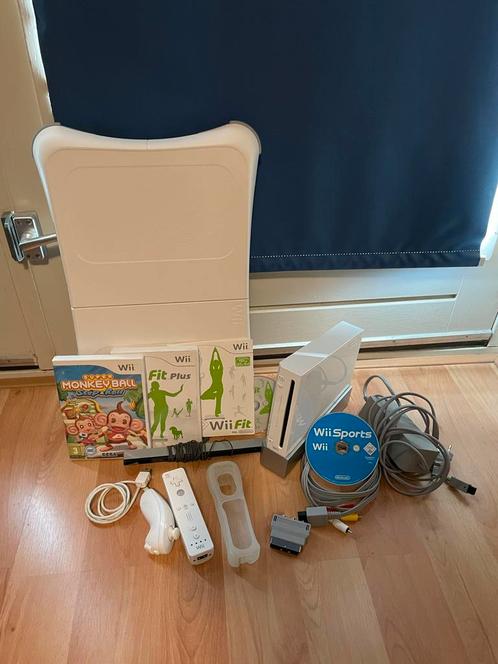 Nintendo Wii Compleet met Balance Board en Games, Spelcomputers en Games, Spelcomputers | Nintendo Wii, Gebruikt, Met 1 controller