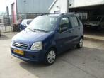 Suzuki Wagon R+ 1.3 AUT 2004 Blauw Hoogzitter Automaat, Auto's, Suzuki, Stof, Metallic lak, Bedrijf, 93 pk