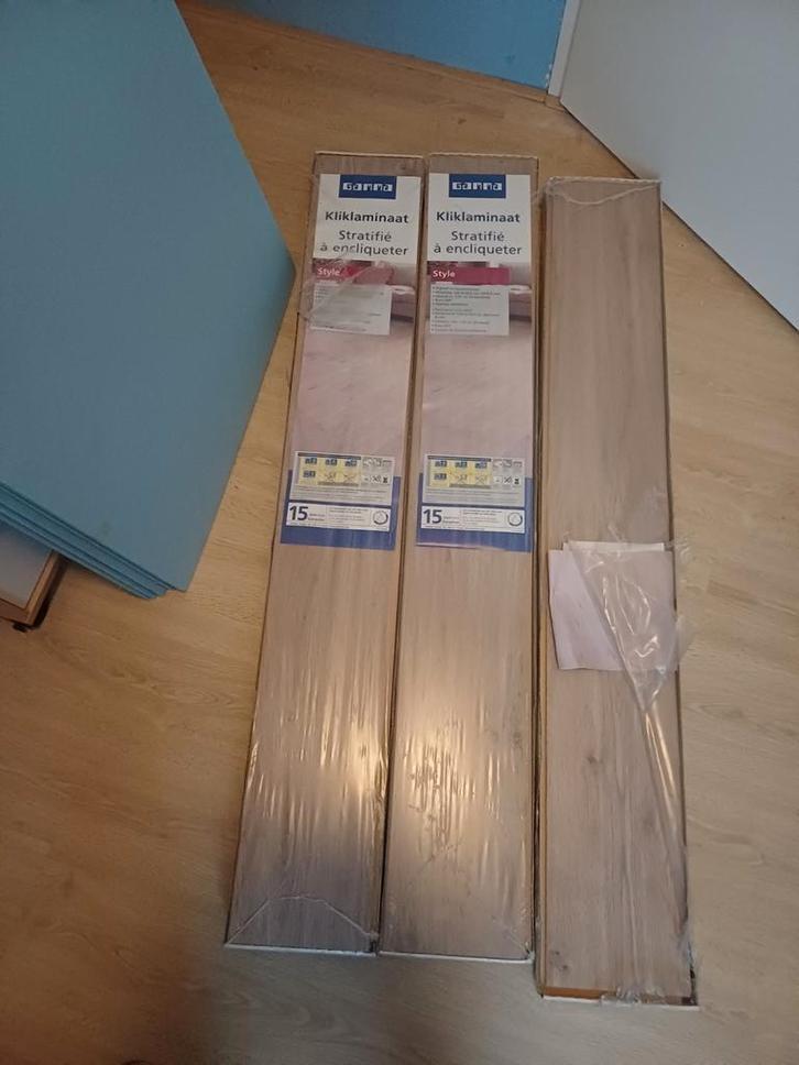 Laminaatvloer - Nieuw in verpakking!, Doe-het-zelf en Verbouw, Vloerdelen en Plavuizen, Nieuw, Laminaat, Kunststof, 150 cm of meer