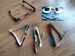 3D Bril Set met 5 3D brillen - Verschillende Modellen, Ophalen of Verzenden, Gebruikt
