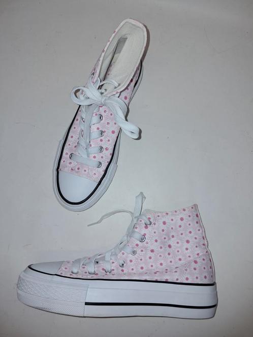 40 graceland hoge gympen sneakers roze bloemen, Kleding | Dames, Schoenen, Zo goed als nieuw, Sneakers of Gympen, Roze, Ophalen of Verzenden