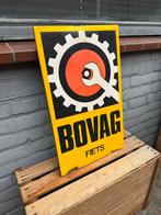 Vintage BOVAG Fiets emaille Reclamebord, Ophalen of Verzenden