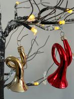 2 mooie oude kerstballen jaren 80, Huis en Inrichting, Lampen | Hanglampen, Ophalen of Verzenden, Zo goed als nieuw, Glas, Minder dan 50 cm