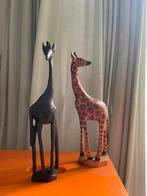 Houten giraffen beeldjes, Ophalen of Verzenden