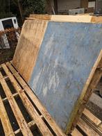 dakplaten underlayment 9mm met versteviging, 16 m2, Doe-het-zelf en Verbouw, Gebruikt, Ophalen