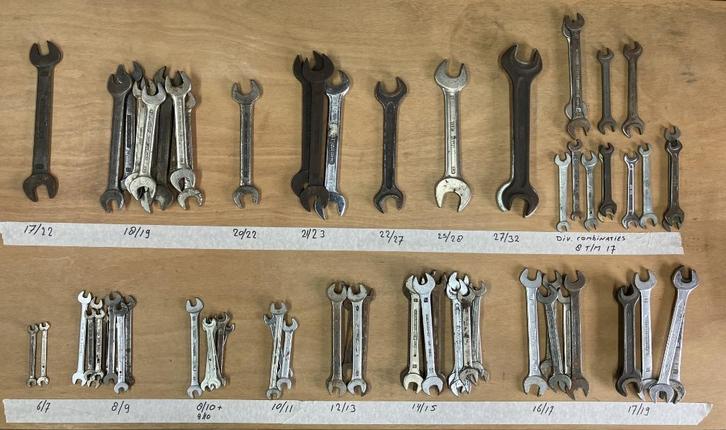 Losse en sets slagsleutels steeksleutels van automerken, Doe-het-zelf en Verbouw, Gereedschap | Handgereedschap, Gebruikt, Ophalen of Verzenden