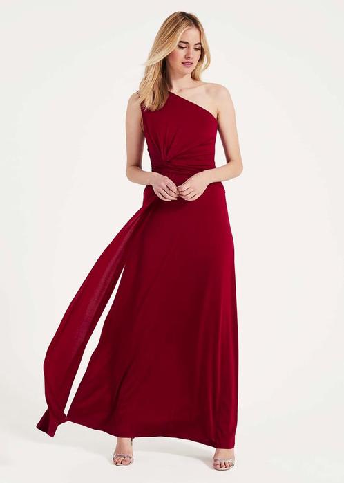 Phase Eight elegante vrouwelijke lange jurk in rood maat 38, Kleding | Dames, Jurken, Nieuw, Maat 38/40 (M), Rood, Onder de knie