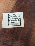 Advertentie Bensdorp cacao chocolade 1900, Ophalen of Verzenden, Gebruikt, Overige typen