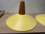 Schneid Eikon Shell olijf walnoot hanglamp 54 cm diameter, Huis en Inrichting, Lampen | Hanglampen, Ophalen, Zo goed als nieuw