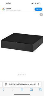 IKEA Vardö Bedlade - 2 stuks - Zwart, Ophalen, Gebruikt, Zwart, Hout