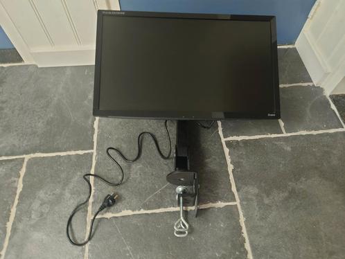 iiyama ProLite E2410HDS met professionele monitorarm!, Computers en Software, Monitoren, Zo goed als nieuw, 61 t/m 100 Hz, DVI