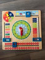 Houten Speelgoed Klok - Leerzaam & Leuk!, Ophalen of Verzenden, Zo goed als nieuw, Taal en Lezen