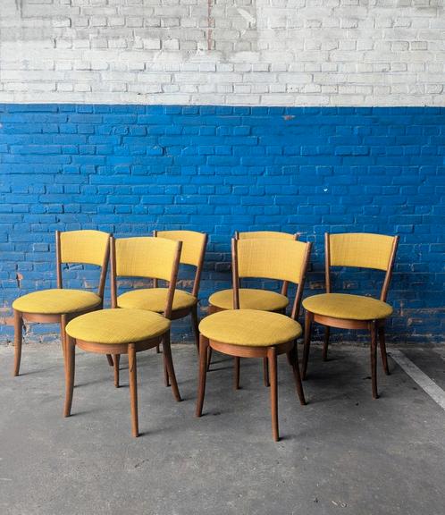 6x Rosewood dining chairs - Søren Willadsen - 1960s, Huis en Inrichting, Stoelen, Gebruikt, Vijf, Zes of meer stoelen, Hout, Bruin